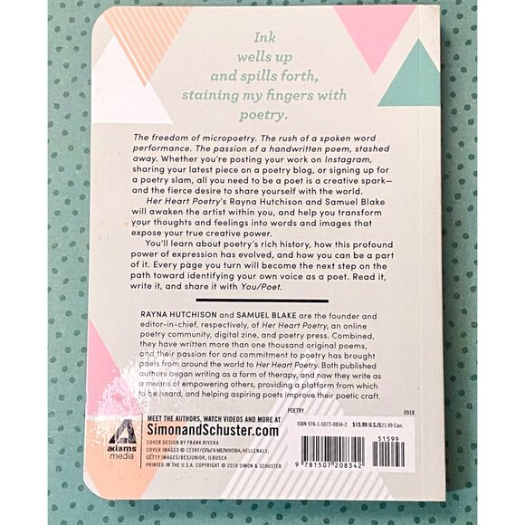 You/Poet: Learn the Art Speak Your Truth Share Your Voice Poetry Prompt Journal - Picture 2 of 5